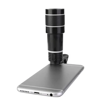 Универсальный телеобъектив с 20-кратным зумом, объектив для внешней камеры мобильного телефона с зажимом