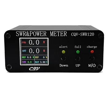 120 Вт 1,8 МГц-50 МГц Цифровой измеритель стоячей волны КСВ FM AM SSB КСВ Мощность Ваттметр Функция сигнализации