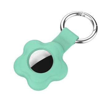 Брелок для ключей Airtag Case из жидкого силикона, кольцо для ключей, защитный чехол для Airtag, защита от потери трекера, крышка локатора