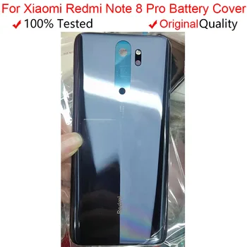Оригинал для Xiaomi Redmi Note 8 Pro Крышка батарейного отсека Заднее стекло Корпус батарейного отсека Запасные части Задняя крышка Redmi Note 8 Pro