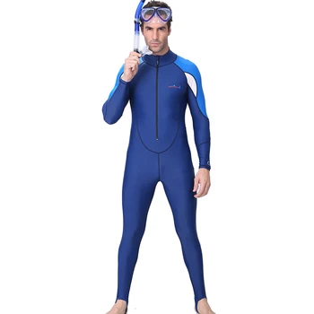 Цельный гидрокостюм для дайвинга с длинными рукавами, купальник для подводного плавания, серфинга, Быстросохнущий купальник для водных видов спорта с защитой от ультрафиолета