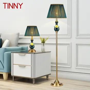 Жестяные современные керамические торшеры со светодиодной подсветкой, креативный американский модный настольный светильник класса люкс для дома, гостиной, спальни