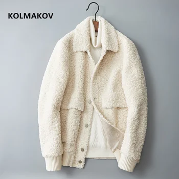 KOLMAKOV 2024 зимние мужские модные пальто в молодежном стиле, Мужские утепленные ветровки, утепленный Мужской тренч, Размер M-3XL, пальто для мужчин