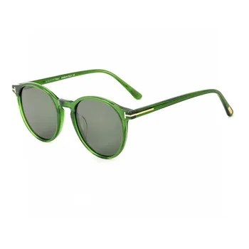 2023 Новые высококачественные солнцезащитные чернила TF5294 F зеленого цвета, высококачественные круглые полнокадровые модные солнцезащитные очки в стиле ретро для мужчин и женщин 5294