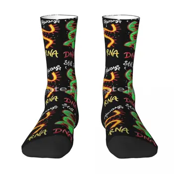 Биология Генетика ДНК РНК Одноразовые подарочные носки Harajuku Высококачественные чулки всесезонные носки для рождественских подарков Унисекс