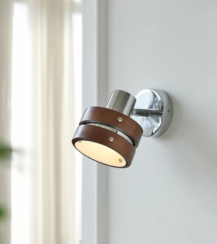 Настенный светильник для гостиной Nordic с подвижной головкой, кабинет, коридор, прикроватная тумбочка для спальни