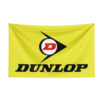 90x150 см Баннер с изображением гоночного автомобиля с принтом флага Dunlops из полиэстера для декора decor ft flag banner