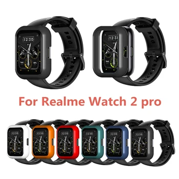 Рамка для ПК, бампер, аксессуары для смарт-часов, Ультралегкая многоцветная мода для Realme Watch 2, защитный чехол для смарт-часов