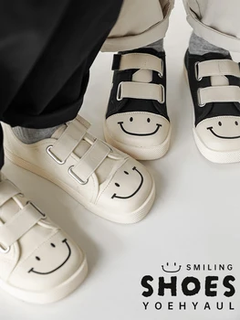 Парусиновая обувь для девочек, осенняя детская модная резиновая обувь