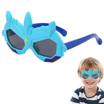 Солнцезащитные очки с поляризацией для девочек в стиле крутого меха, модные поляризованные очки для мальчиков и девочек с защитой от ультрафиолета на лето для путешествий
