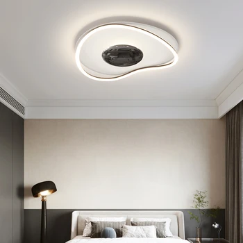 Потолочный светильник для главной спальни в скандинавском стиле, теплый и романтический светодиодный светильник для комнаты, креативный светильник для спальни в скандинавском минималистичном стиле