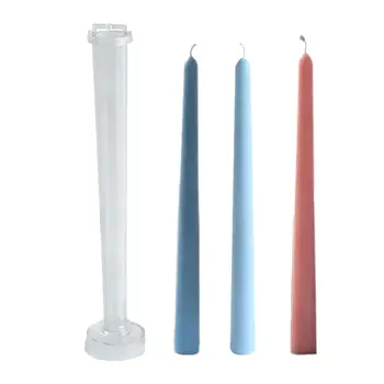 1 шт. пластиковая форма для свечей в форме длинного стержня, поделки ручной работы, формы для изготовления свечей для украшения свадебной семейной вечеринки
