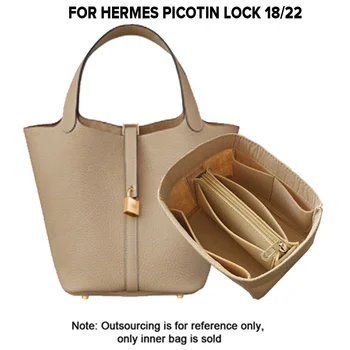 Для H Picotin18 22 Сумка-органайзер из войлочной ткани, органайзер для сумок для макияжа, внутренний кошелек для путешествий, портативные косметички