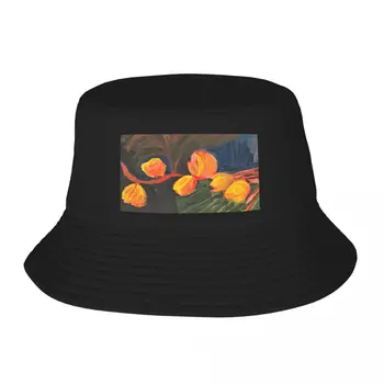 Тюльпаны New Last Look, цветочная роспись на тему Хэллоуина, широкополая шляпа, военная кепка, мужской тепловой козырек, мужские кепки, женские