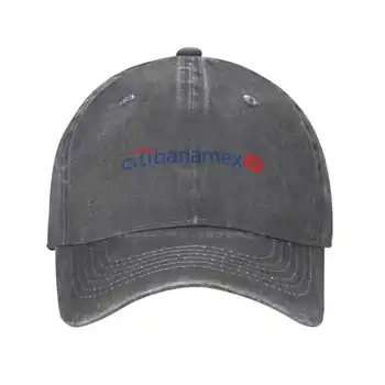 Модная качественная джинсовая кепка с логотипом Citibanamex, вязаная шапка, бейсболка