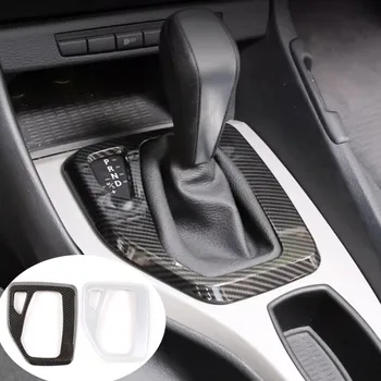 ABS Рамка панели переключения передач консоли автомобиля, накладка на панель переключения передач, наклейка для BMW X1 E84 2010-2015, Аксессуары для интерьера автомобилей