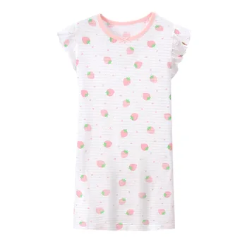 Удобная ночная рубашка для девочек, домашняя одежда, детская хлопковая пижама, ночная рубашка, множество фасонов на выбор