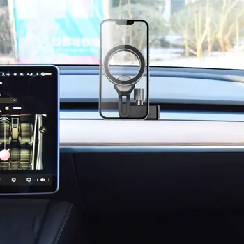 Для Tesla Model3/Y, основание приборной панели, магнитный кронштейн Magsafe, всасывающий держатель, специальный автомобильный держатель