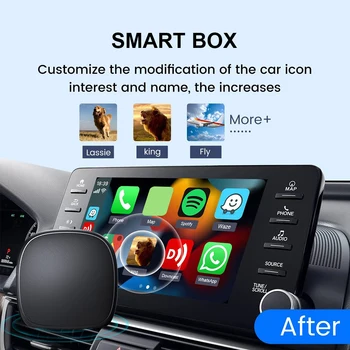 Новый CarAiBOX Android11 CarPlay Ai Box Беспроводной CarPlay Android Auto 3 + 32GB QCM2290 4G LTE GPS Для Toyota Volvo VW Kia Benz MG