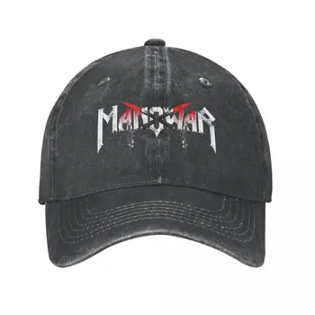 Мужская и женская бейсболка Manowar Heavy Metal, Потертые Кепки, Модные шляпы для активного отдыха, Солнцезащитная кепка