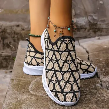 2023 Женские кроссовки на платформе, Мягкая повседневная спортивная обувь в стиле пэчворк, Женская уличная вулканизированная обувь Zapatillas Mujer