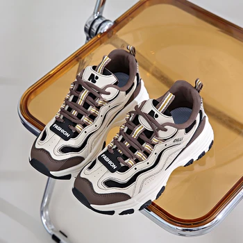 Женская теннисная обувь для ходьбы на платформе, Дышащие комфортные Модные кроссовки, повседневные сетчатые студенческие кроссовки для бега, Молодежная обувь