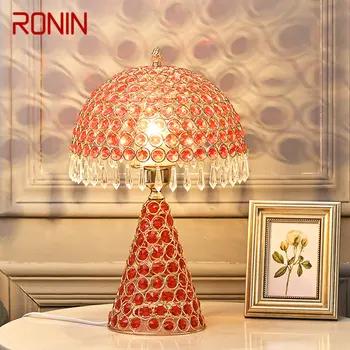 RONIN Nordic Прикроватный столик, Хрустальная Креативная Грибная Светодиодная лампа, Стол для дома, Украшение Свадебной комнаты, Спальня