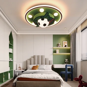Современный потолочный светильник Led Lampara с футбольным дизайном для детской комнаты, спальни Modermas Lampara