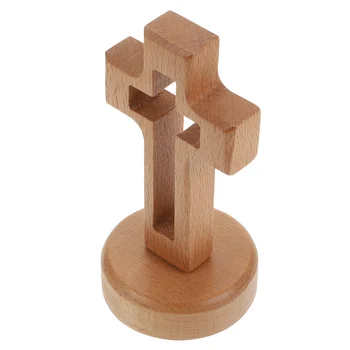 Декор в виде полого креста Декоративные Деревянные молитвенные украшения в форме украшений ручной работы