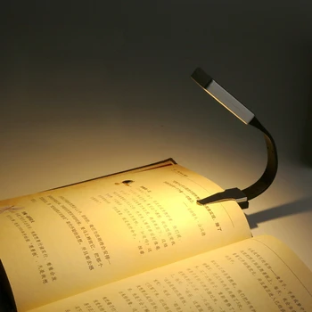 Книжная лампа с зажимом Мини-настольная Лампа Обучающая Лампа для чтения Перезаряжаемая Книжная лампа с зажимом Портативная Книжная Лампа
