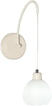 Современное бра с тыквенным абажуром из молочного стекла, простой металлический светильник в стиле ретро из железа для прикроватной тумбочки, прихожей, 2 лампы
