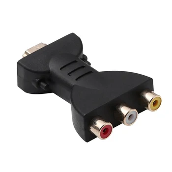 HDMI-совместимый с 3 видео-аудиоадаптерами RGB RCA Компонентный разъем HDMI-штекера к 3 видео-аудиоадаптерам RCA