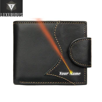 натуральная кожа для мужчин короткий держатель для кредитных карт мужской кошелек тонкий кошелек дизайнерские сумки для денег