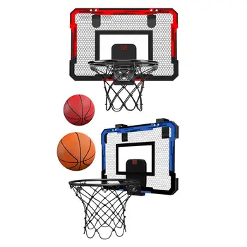 Набор баскетбольных колец Настенный Спортивный с мячом над дверью Баскетбольное кольцо для дома, мальчиков и девочек, Офисный аксессуар для карнавала