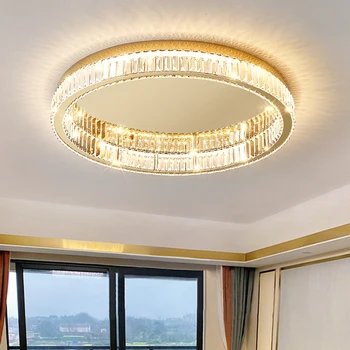 Современные светодиодные потолочные светильники Промышленное железо Золотые потолочные светильники в скандинавском минималистичном стиле для гостиной, столовой