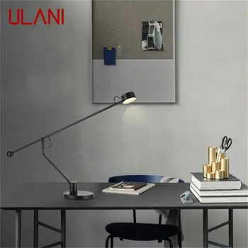 Современная Настольная Лампа ULANI LED С Простым Дизайном, Регулируемая Винтажная Настольная Лампа для Домашнего Кабинета, Декор Бюро