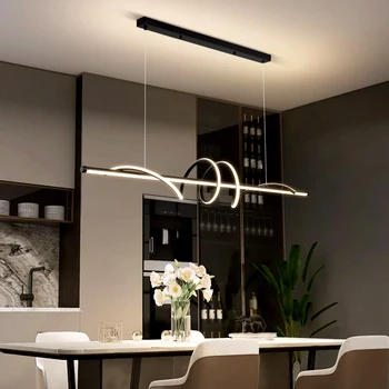 Подвесной светильник Led Art Modern home для гостиной столовой подвесная Люстра Light Room Decor внутреннее освещение кухонные аксессуары кольца