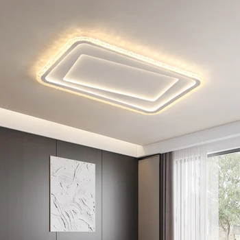 Полноспектральные Люстры Для Защиты глаз Nordic Luxury Round Bedroom Lamp Современная Комбинированная Упаковка Для Всего Дома Crystal Light