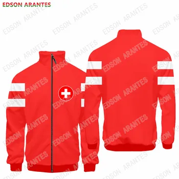 Красная Швейцарская футбольная куртка 1960-х годов в стиле ретро, спортивный костюм, мужская университетская куртка-бомбер, унисекс, Униформа болельщиков колледжа, Униформа команды