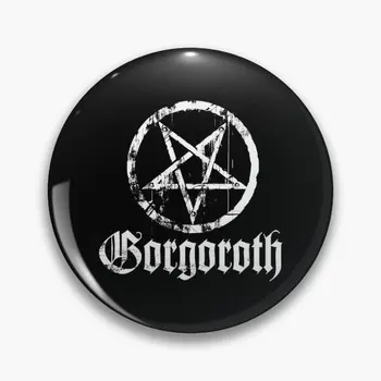 Мягкая кнопка с пентаграммой Gorgoroth, Булавка на лацкане, значок, воротник, Шляпа, модный мультфильм, милый подарок, креативная Брошь для женщин