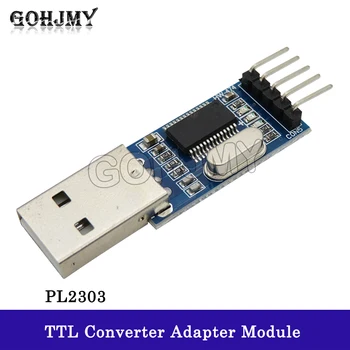 PL2303 Модуль адаптера преобразователя USB в RS232 TTL, микроконтроллер PL2303HX STC, Плата щеточной машины