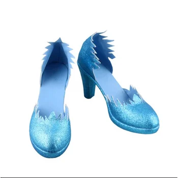 Королева Принцесса Косплей Эльза Косплей Обувь Сапоги Хэллоуин Карнавал Косплей Костюм Аксессуары для женщин Девочек
