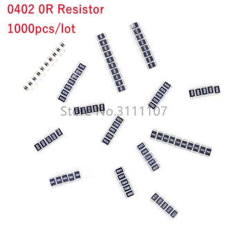 1000 шт. /лот SMD резистор 0402/1005 5% 1/16 Вт 0R Ом Резистор 0R