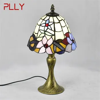 Современная Европейская стеклянная настольная лампа, светодиодная винтажная креативная настольная лампа для дома, гостиной, спальни, прикроватного декора