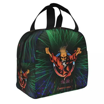 Ланч-бокс Hardcore Gabber Thunderdome для женщин, водонепроницаемый кулер, сумка для ланча с тепловой изоляцией для школьников, портативные сумки для детей.