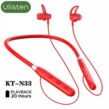 Наушники Ulisten TWS, беспроводная стереогарнитура Bluetooth, вкладыши с заушником, наушники с микрофоном, шейный платок для спорта