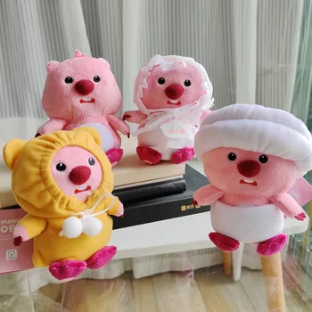 2023 Новая милая Розовая Плюшевая кукла-Бобрик, Игрушка, Брелок, Подвеска, Сумка, Подвеска для автомобиля, Индивидуальный подарок для детей на Рождество