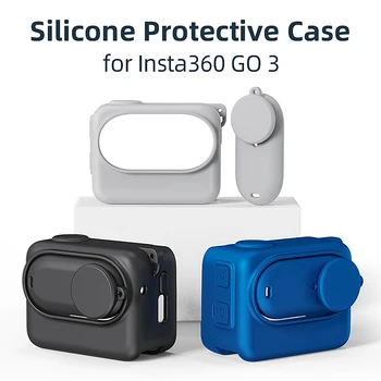 Для Insta360 Go 3 Силиконовый защитный чехол, мягкий протектор корпуса, чехол для спортивной камеры, чехол для Insta Go 3, аксессуары