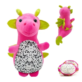 Плюшевая игрушка Dragon Fruit Dragon, плюшевая кукла с милым мультяшным животным, мягкие плюшевые куклы для фанатов, детей и друзей, красивая плюшевая кукла