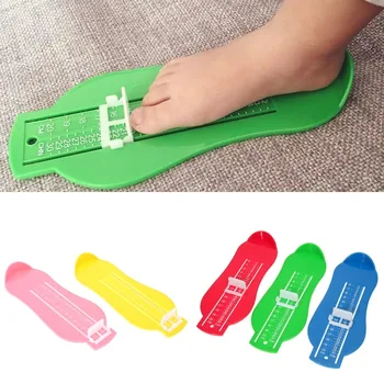5 цветов, измеритель размера обуви для младенцев, доступный инструмент для измерения размера обуви, ABS, Детский автомобиль, Регулируемый диапазон размеров 0-20 см